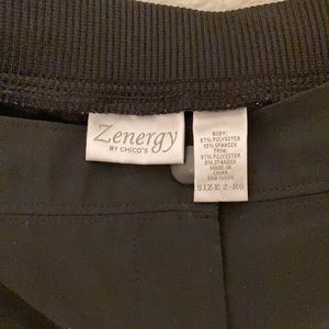 Chico’s Zenergy Black Long Pants Chico’s SZ 2